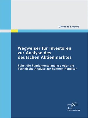 cover image of Wegweiser für Investoren zur Analyse des deutschen Aktienmarktes